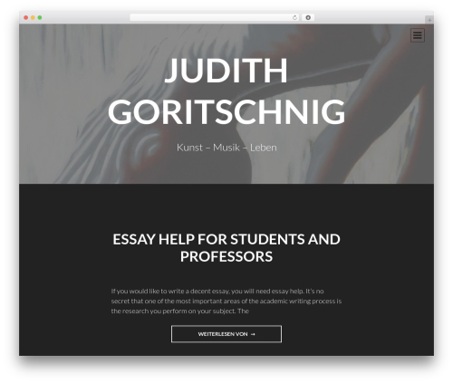 Intergalactic theme WordPress free - judith-goritschnig.at