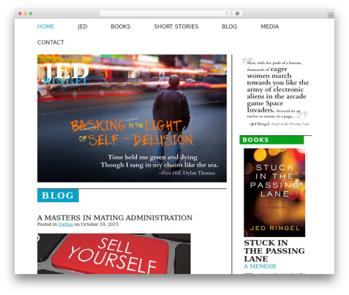 Jed Ringel theme WordPress - jedringel.com