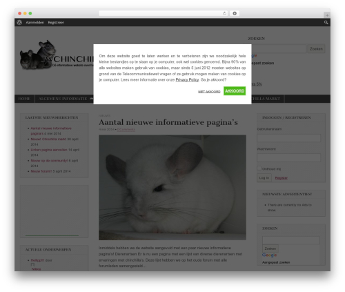 Cookie Warning (cookie-warning) free WordPress plugin - jwchinchillas.nl