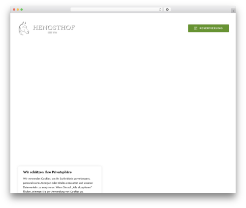 Uxper booking WordPress plugin - hengsthof.de