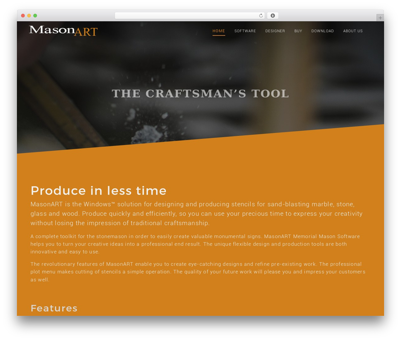 Oneline Lite WordPress theme - masonart.com