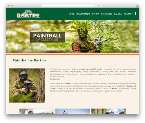 Opportune WordPress theme - paintball-olsztyn.pl