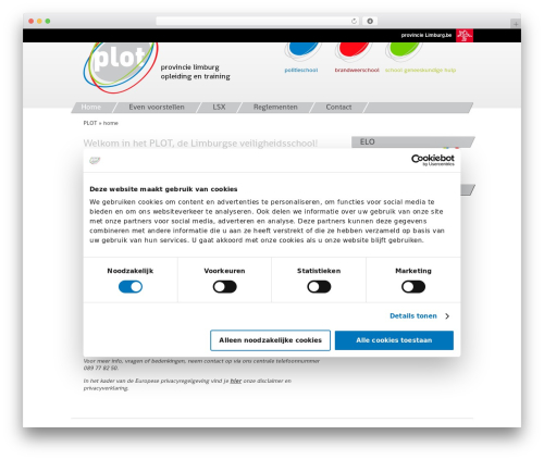 Plot WordPress website theme - plot.be