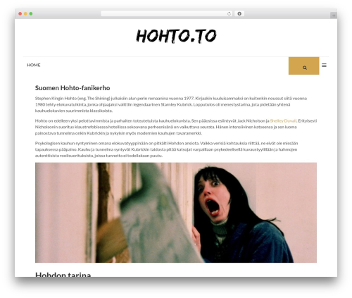 Reef WordPress theme design - hohto.to Reef WordPress theme design - hohto.to