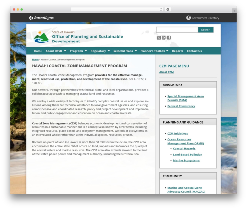 Siteimprove WordPress plugin - planning.hawaii.gov/czm