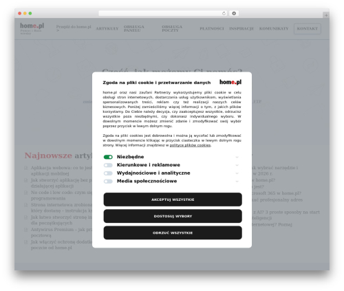 Was this helpful pro WordPress plugin - pomoc.home.pl