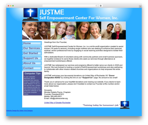 Theme WordPress JustME Theme - justmecenter.org