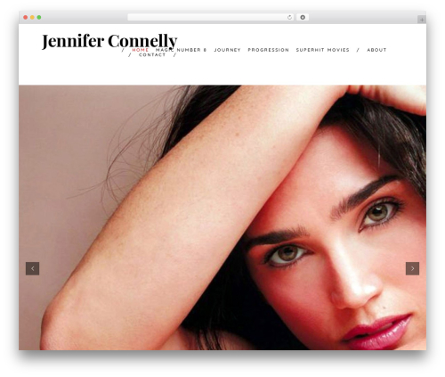 Theme WordPress Shutter - jenniferconnelly.net
