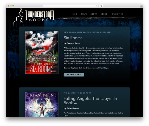 Theme WordPress Thunderstorm 2017 - thunderstormbooks.com/thunderstorm