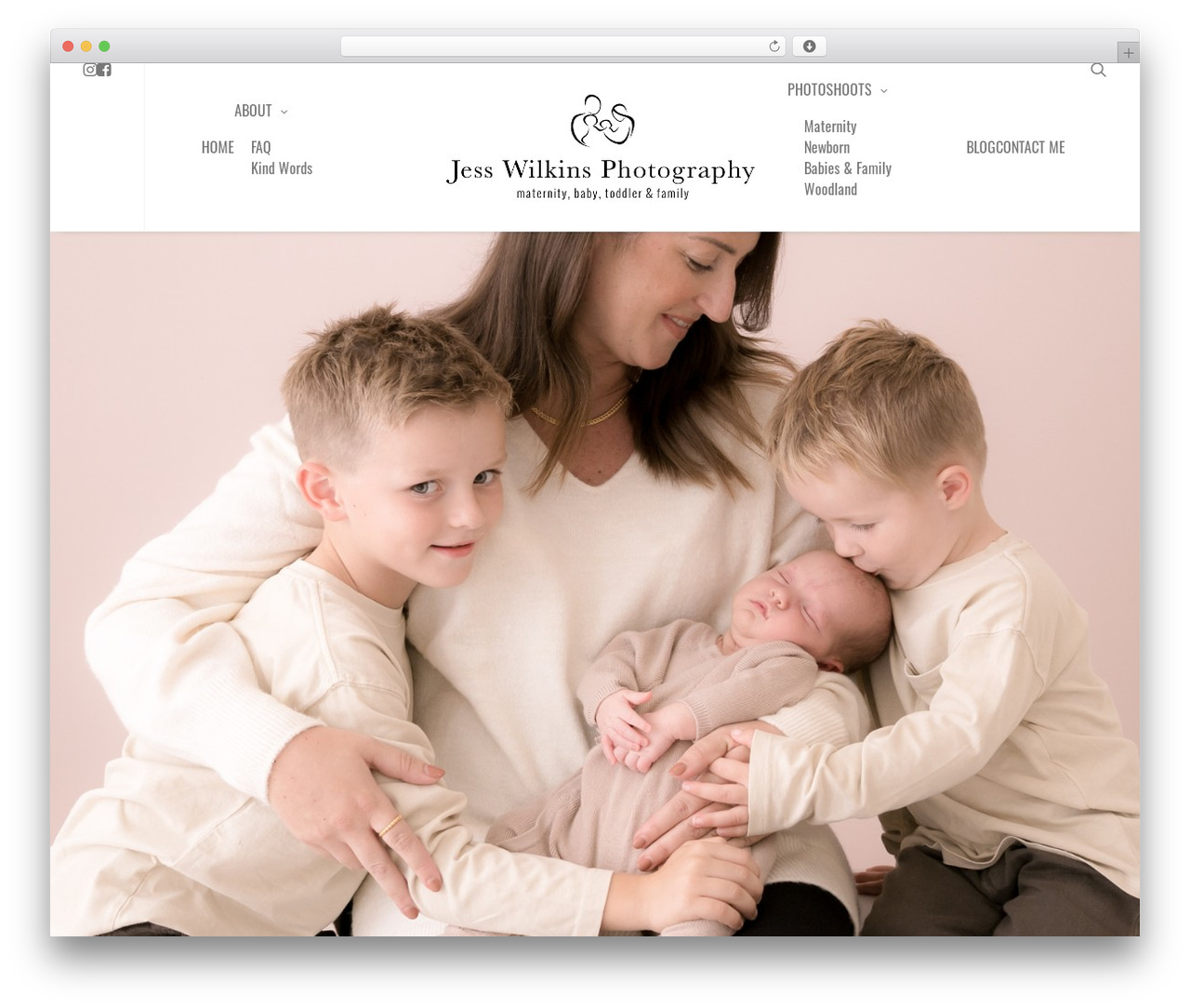 Uncode WordPress page theme - jesswilkinsphotography.co.uk