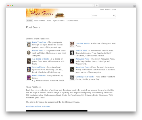 VS Simplicity premium WordPress theme - poetseers.org