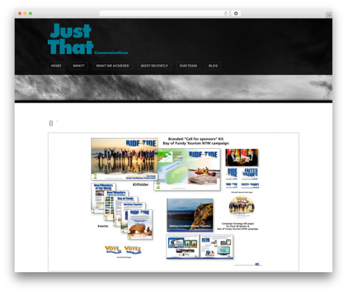 WordPress theme Kula - justthat.ca/project/vote-my-fundy