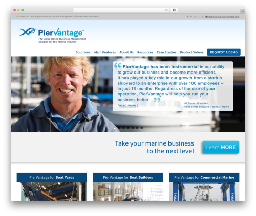 WordPress theme PierVantage - piervantage.com