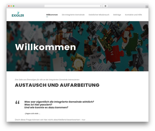 WordPress theme Akea - exigler.de