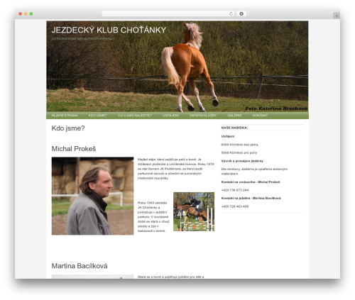 WordPress theme Billions - jkchotanky.cz