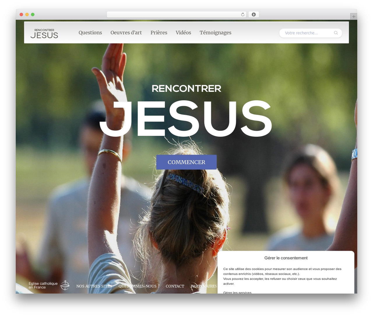 WordPress theme CEF UASQ - jesus.catholique.fr