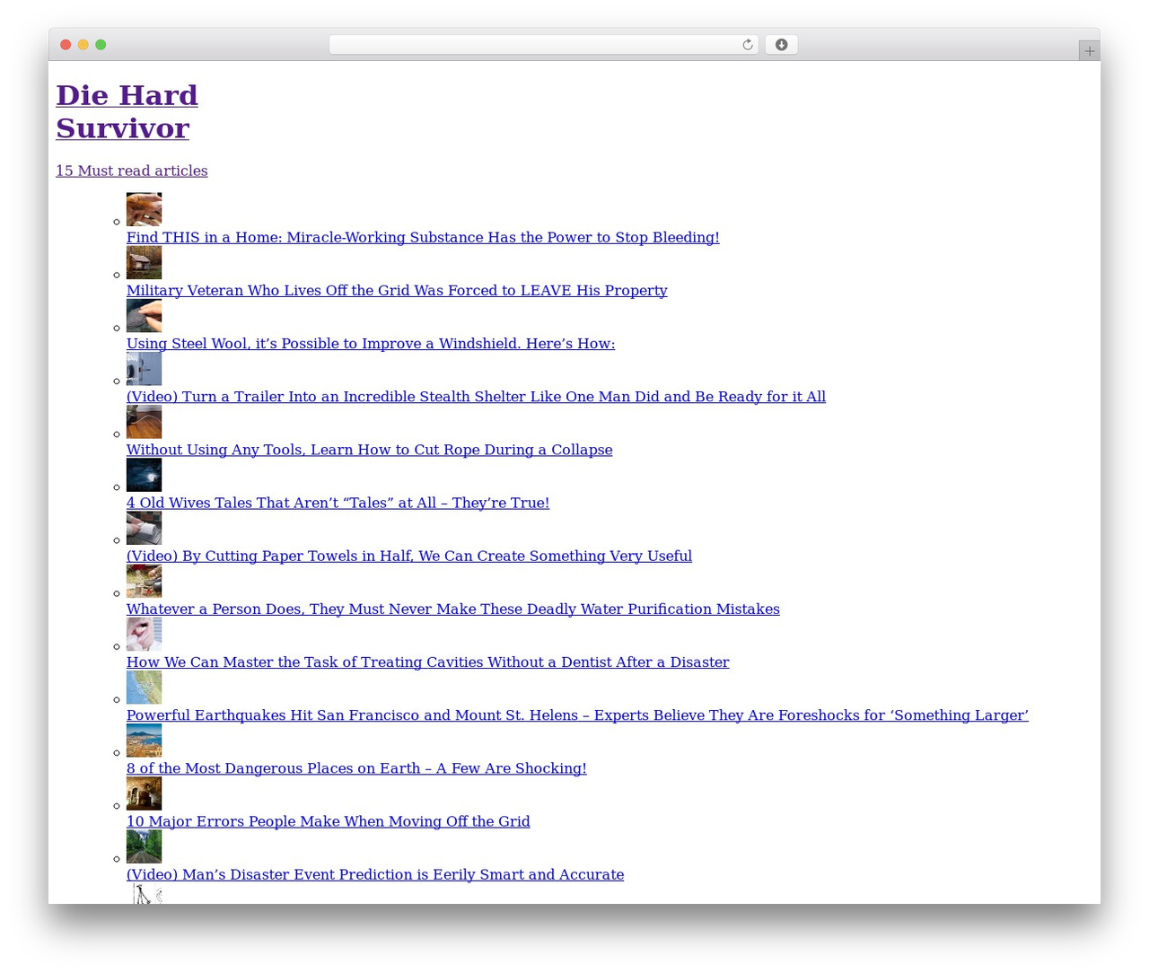 WordPress theme DW Focus - diehardsurvivor.com