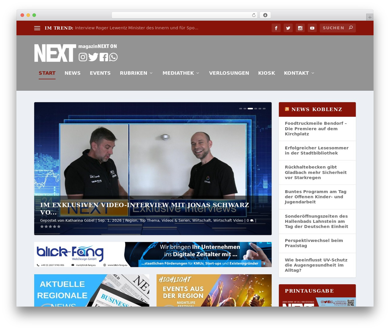 WordPress theme Extra - magazin-next.de