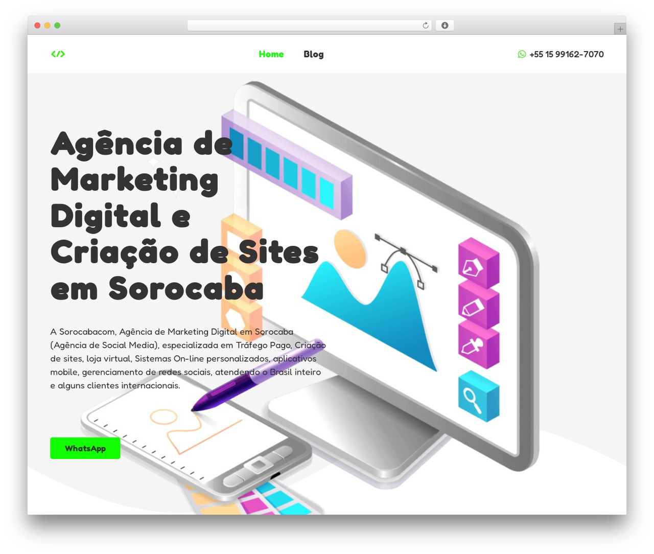 WordPress theme Impreza - sorocabacom.com