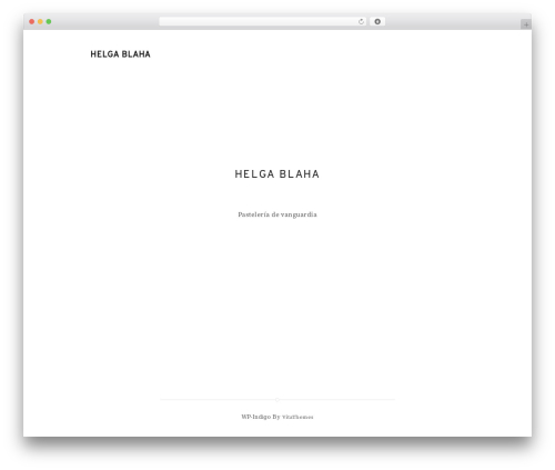 WP Indigo WordPress theme - helgablaha.com WP Indigo WordPress theme - helgablaha.com