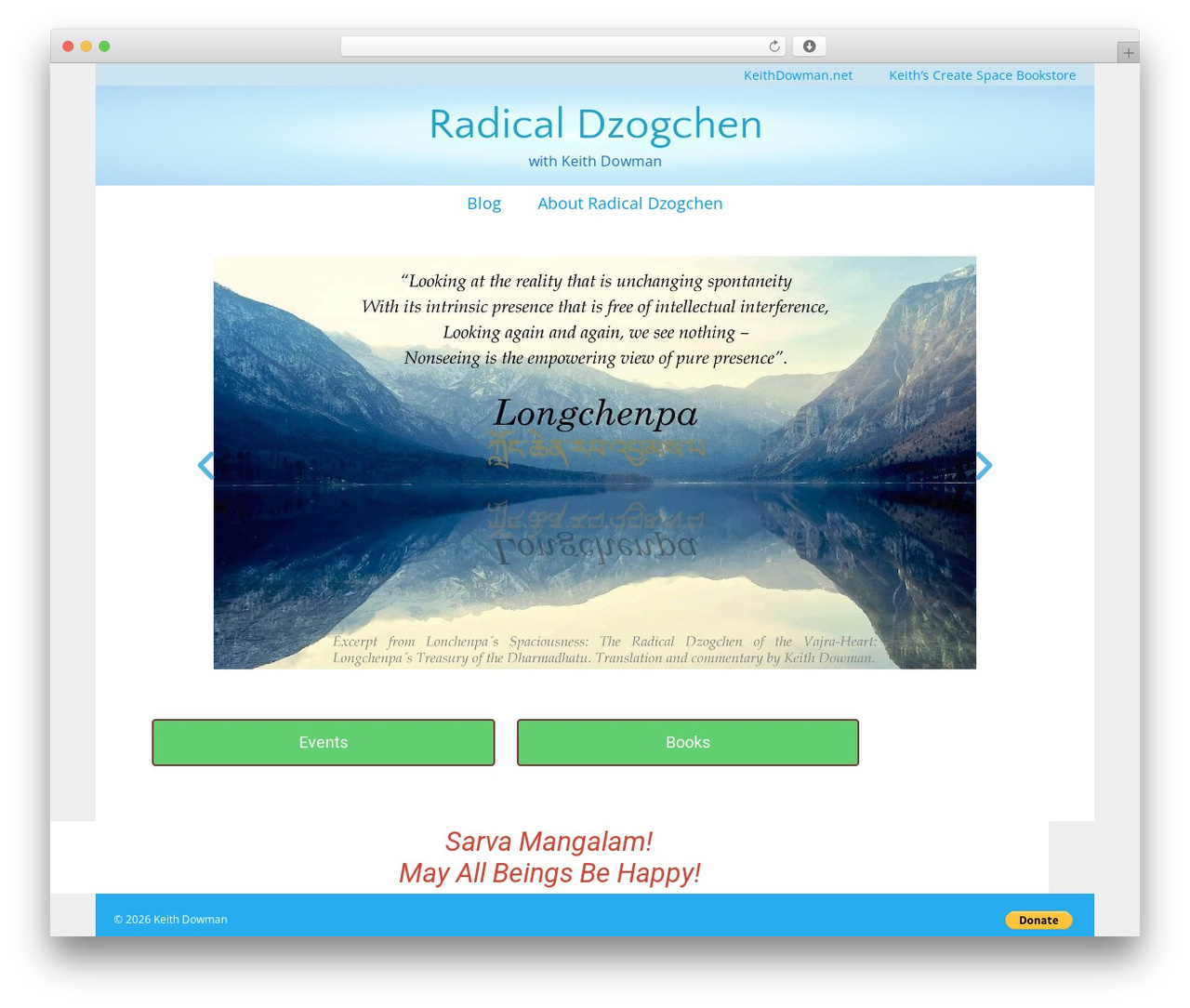 WP theme GeneratePress - radicaldzogchen.com