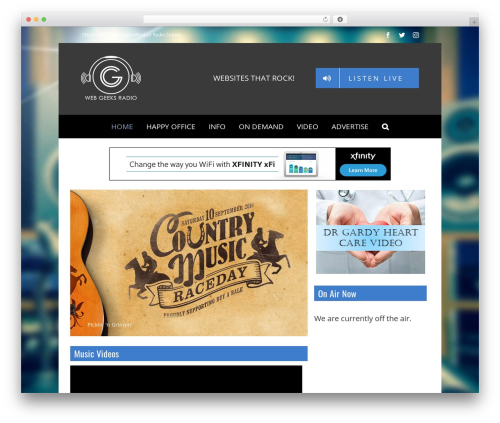 Jock on air now (joan) free WordPress plugin - webgeeks.media Jock on air now (joan) free WordPress plugin - webgeeks.media