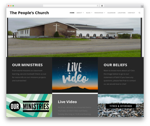 Create theme WordPress - peoplesnb.ca