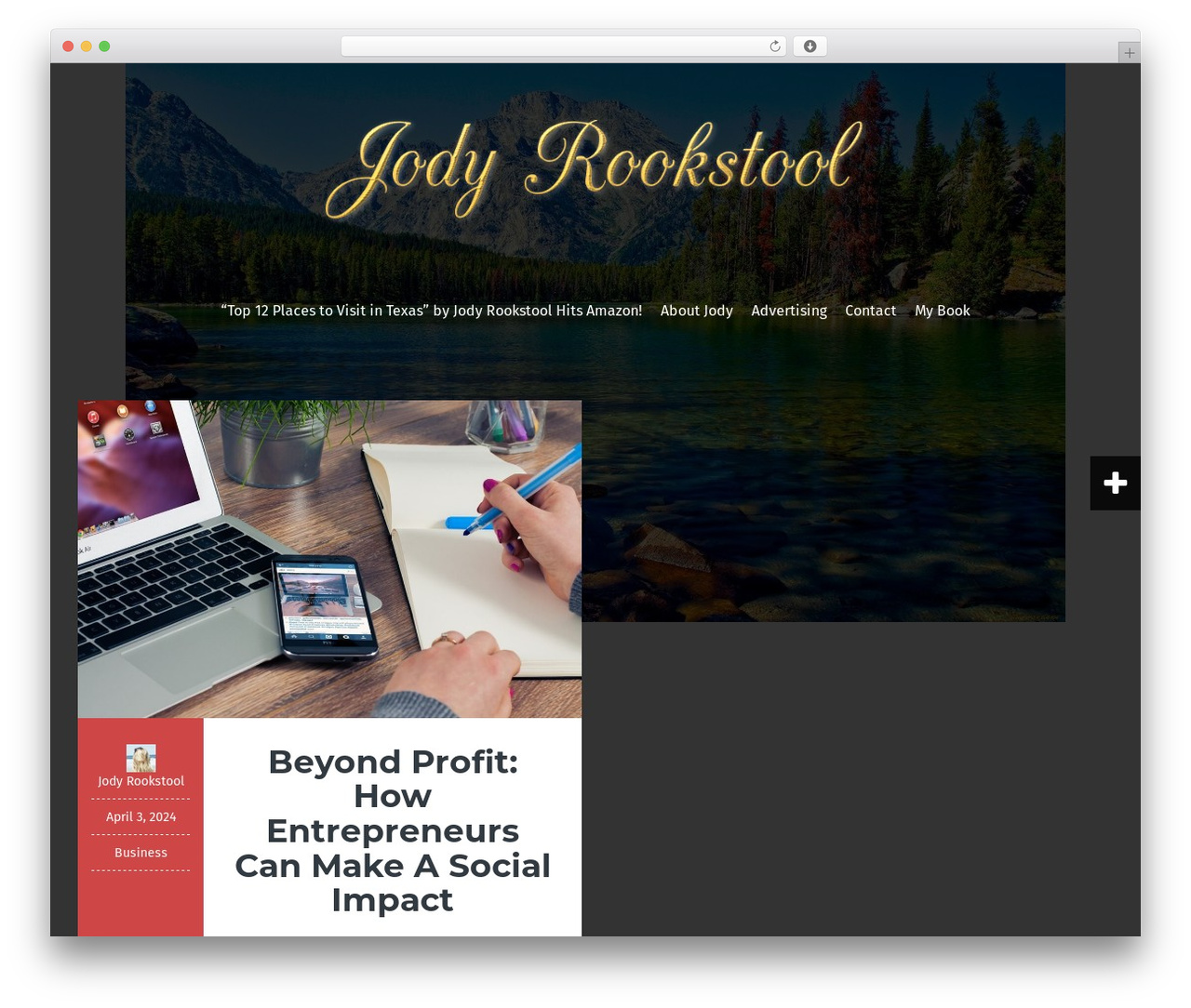 Fara WordPress theme - jodyrookstool.com