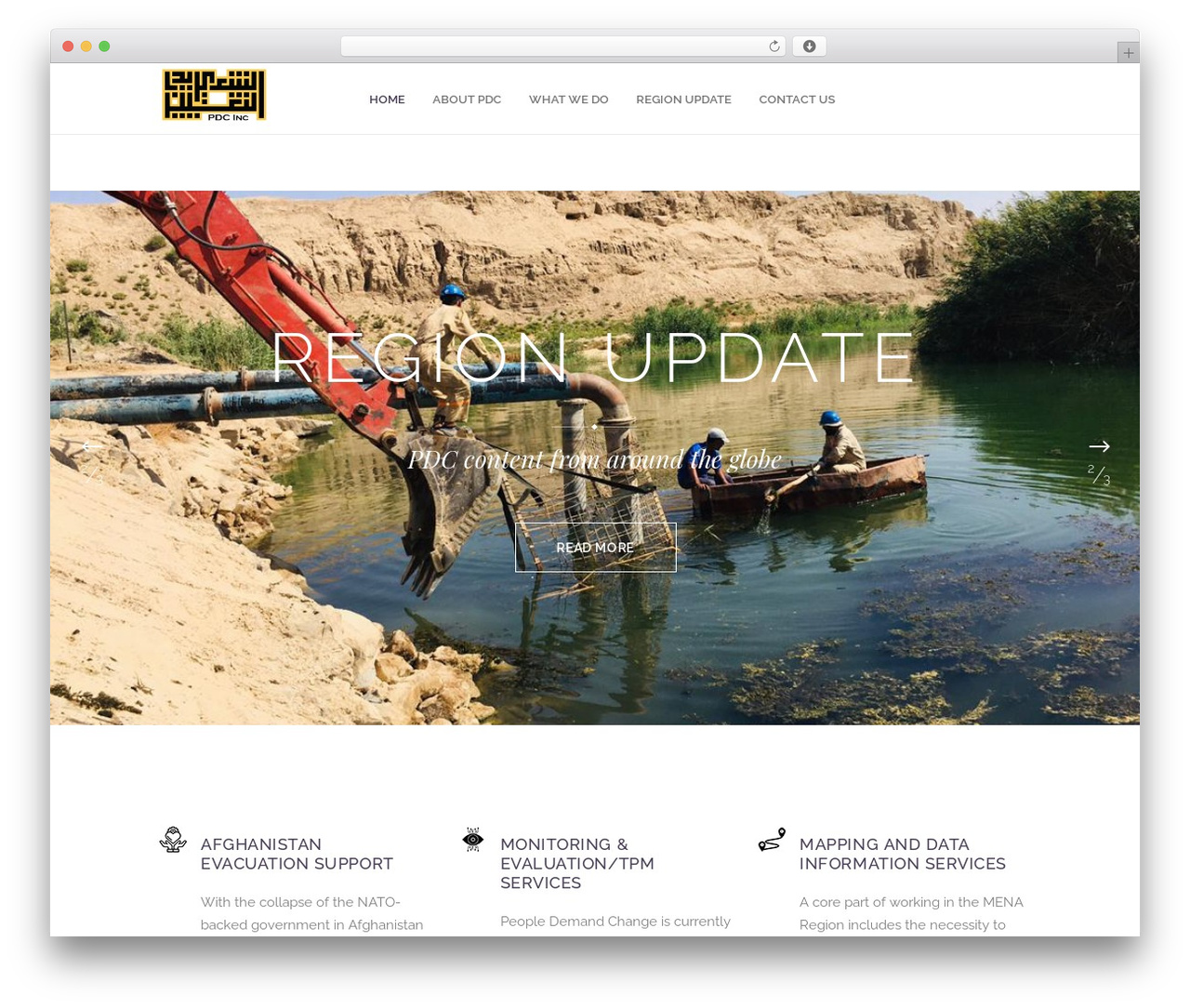 Fleur WordPress theme - peopledemandchange.com