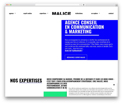 Hello Elementor WordPress theme - agencemalice.fr