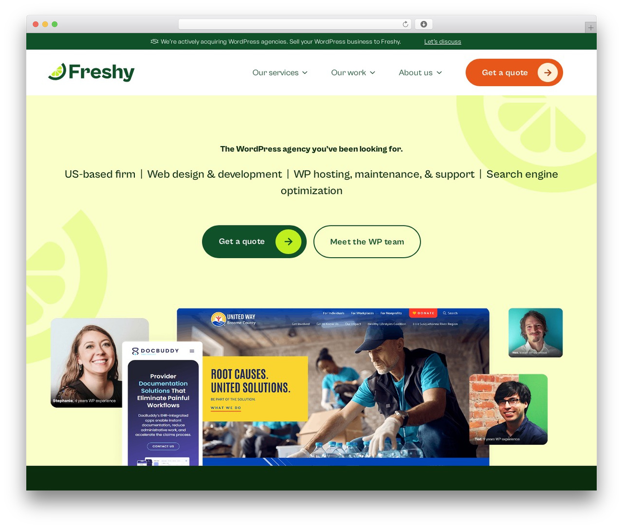 Impreza theme WordPress - freshysites.com