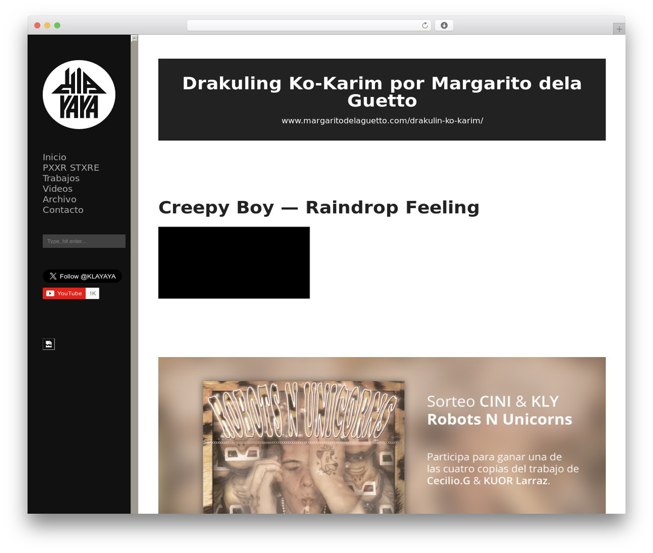 Rambles WordPress theme design - klayaya.com