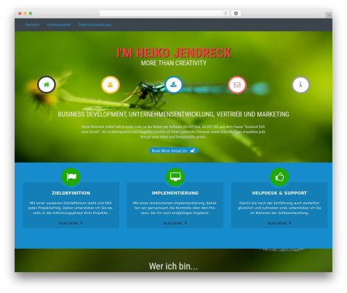 Rendition WordPress theme - jendreck.biz
