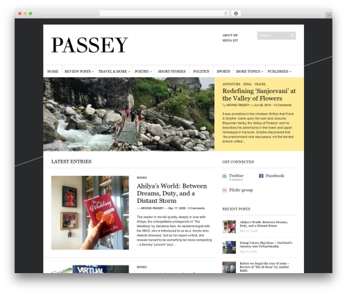 Sight theme WordPress - passey.info