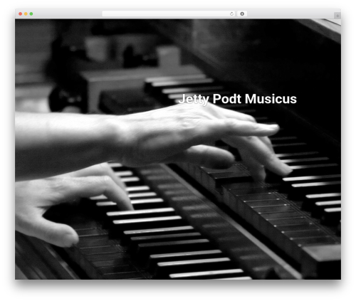 Speaker theme WordPress - jettypodt.nl