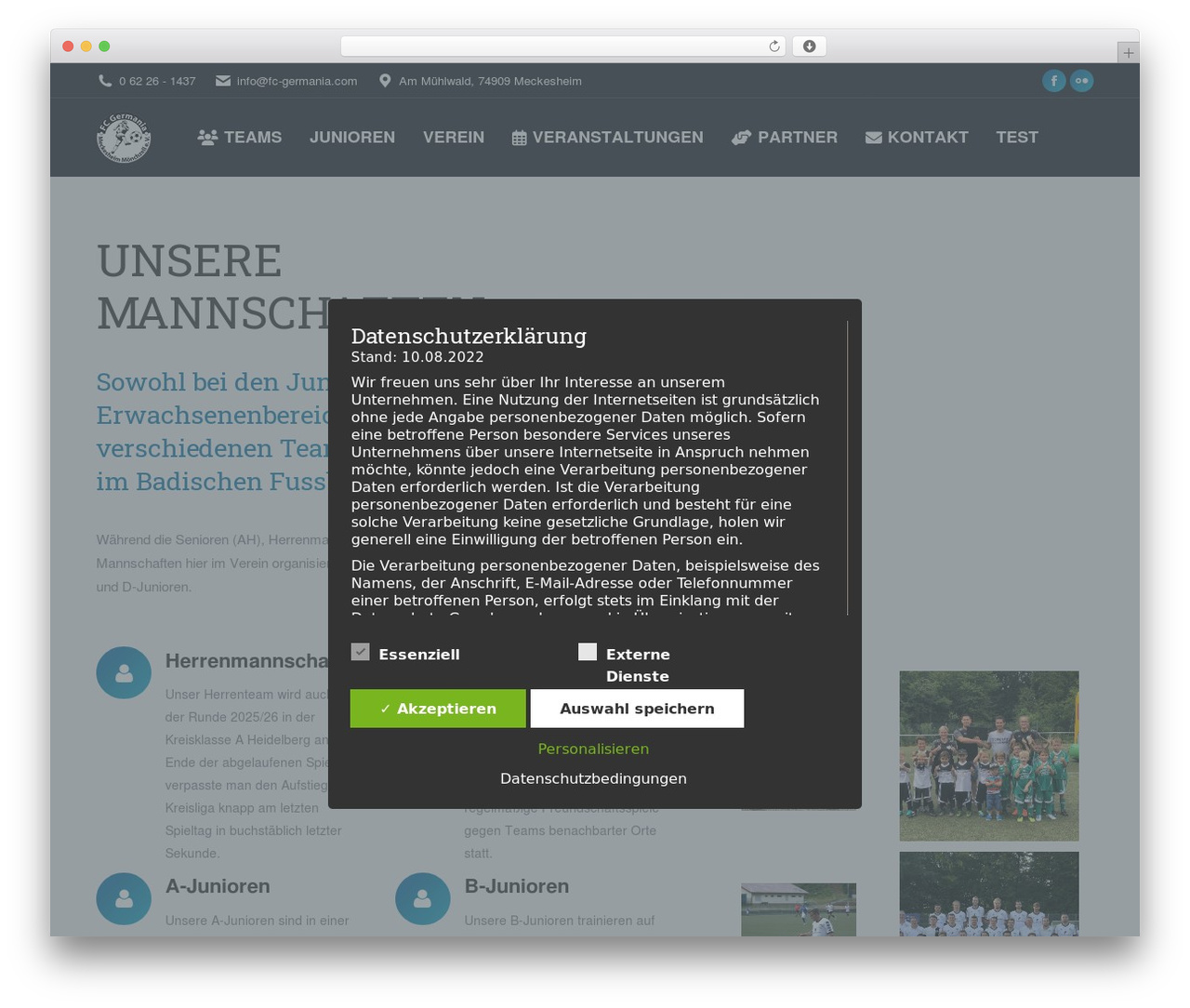 The7 Classic WordPress theme - fc-germania.com