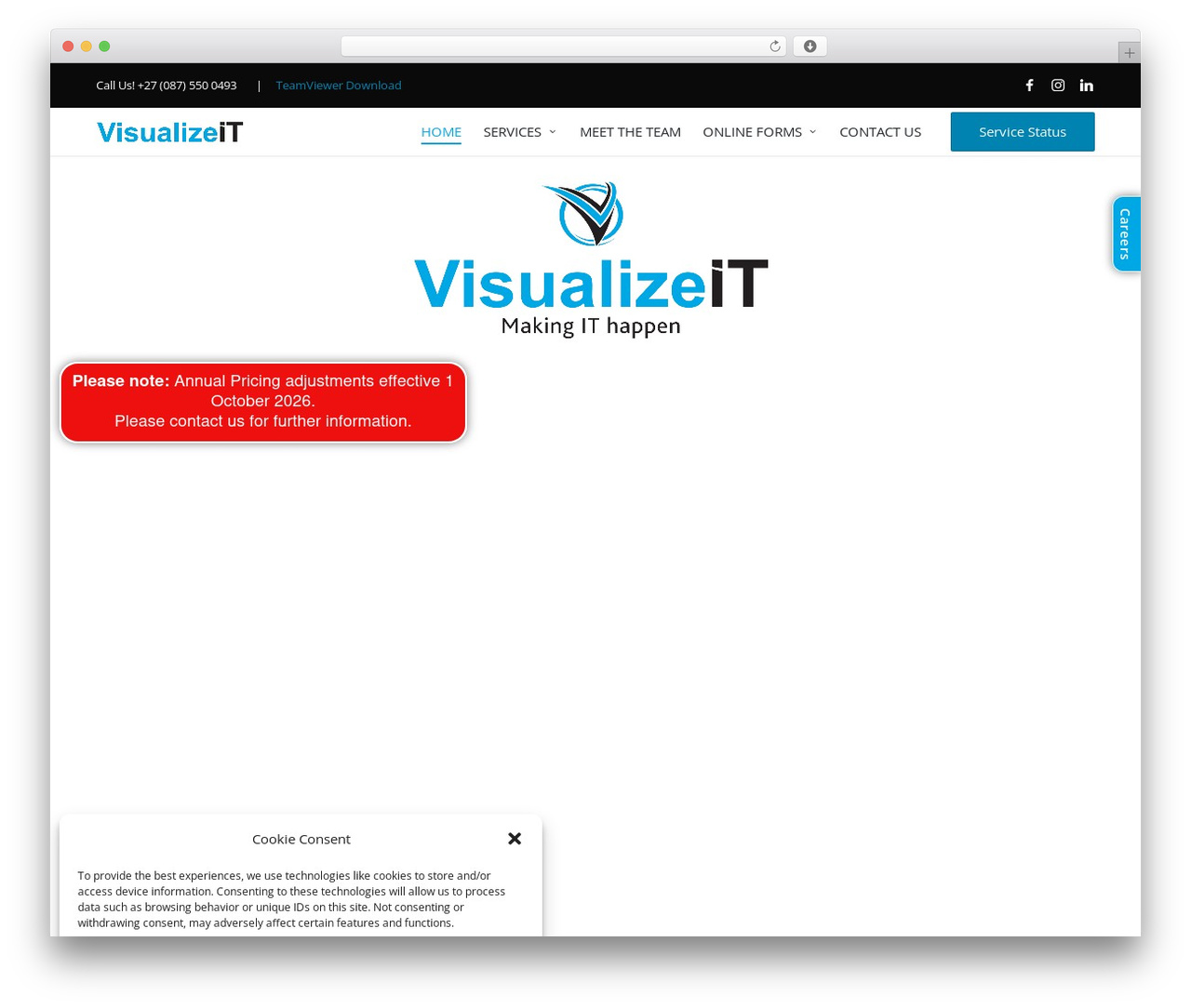 Theme WordPress Sinatra - visualizeit.co.za