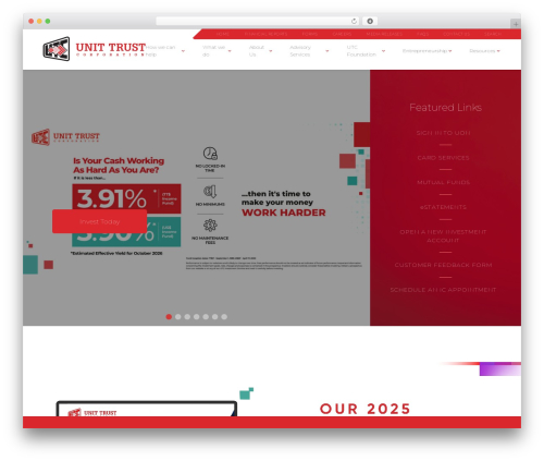 Unit Trust WordPress theme - ttutc.com