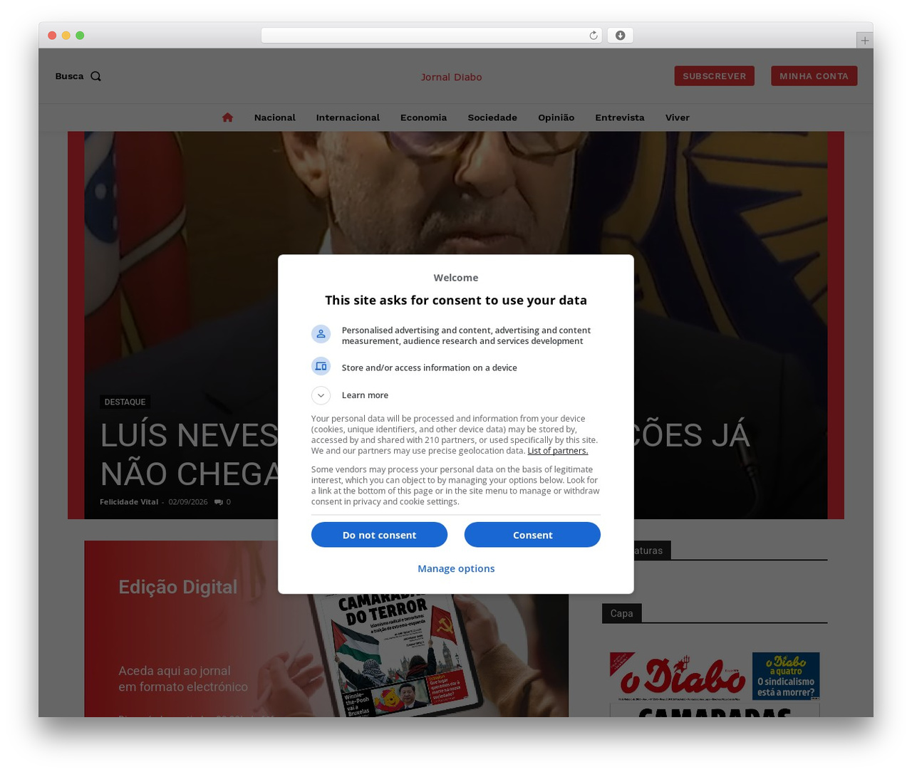 WP theme Newspaper - jornaldiabo.com WP theme Newspaper - jornaldiabo.com
