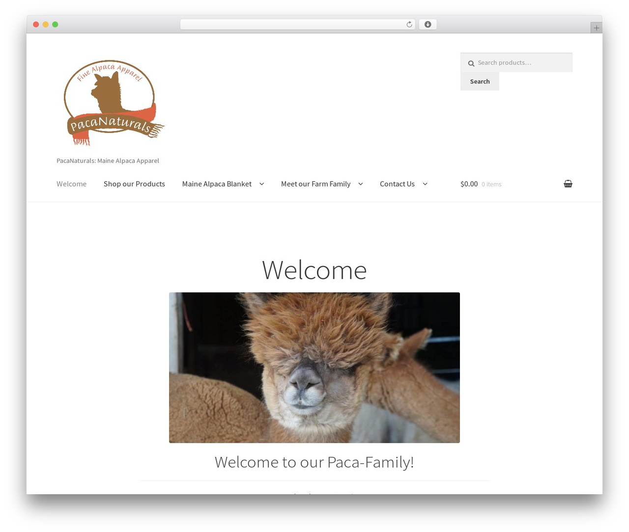 WP theme Storefront - pacanaturals.com WP theme Storefront - pacanaturals.com