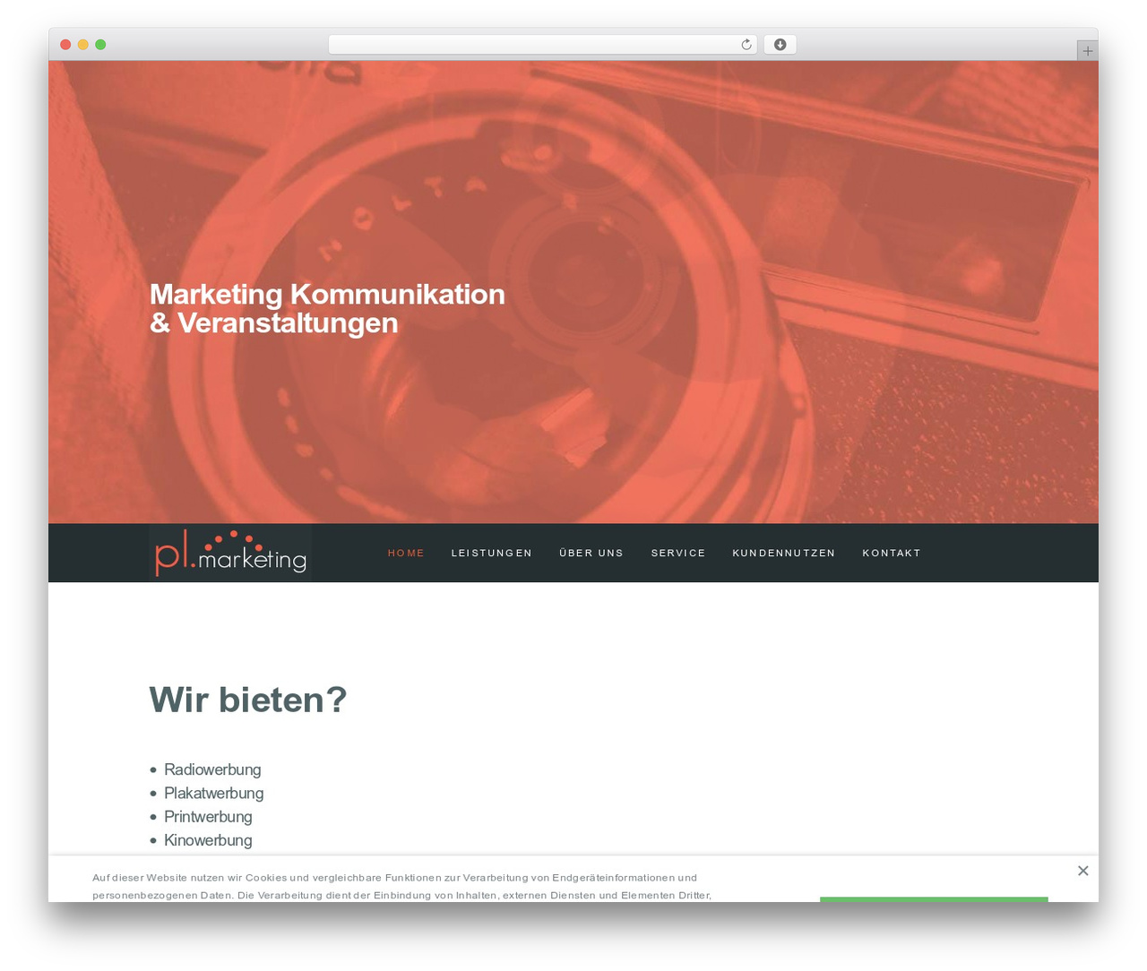 Argus WP WordPress theme - plmarketing.de