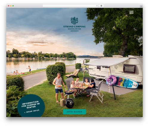 Canvas WordPress page theme - www.strandcamp.de