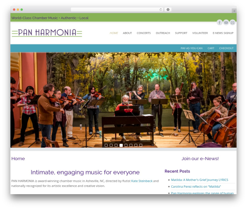 Circumference theme WordPress - panharmonia.org