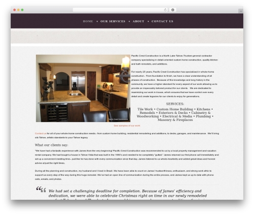 Imperial WordPress theme - pacificcresttahoe.com