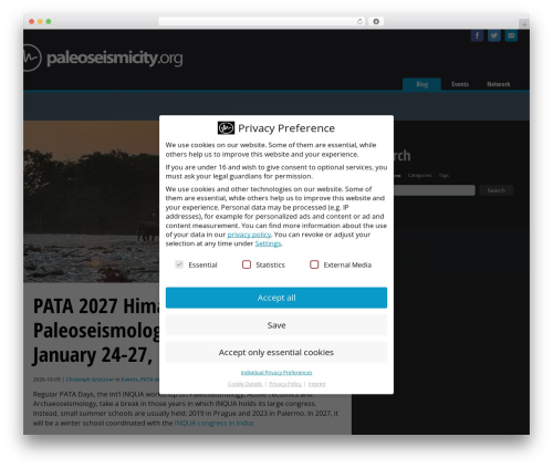 Theme WordPress Default 2014 - paleoseismicity.net