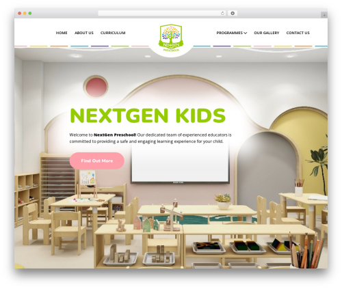 Theme WordPress Nextgen - nextgenpreschool.com