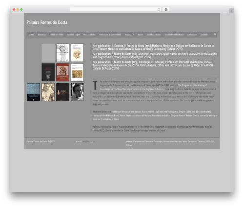 WordPress theme Atlantis - palmirafontesdacosta.net