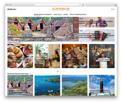 WordPress theme Editorial - www.klayapan.com