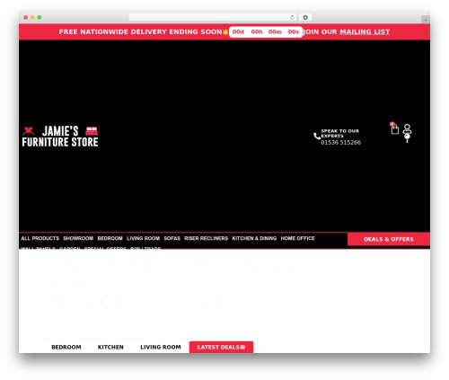 Queryra ai search WordPress plugin - www.jamiesfurniture.co.uk
