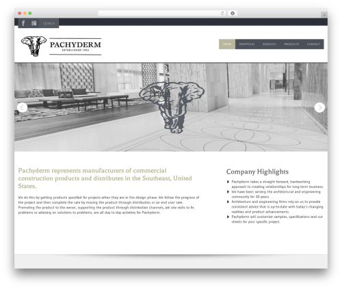 Bee WordPress theme - pachydermmarketing.com